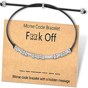 Tarsus Morse Code Jewelry Gifts for Women Men Best Friend Teen Bracelets
